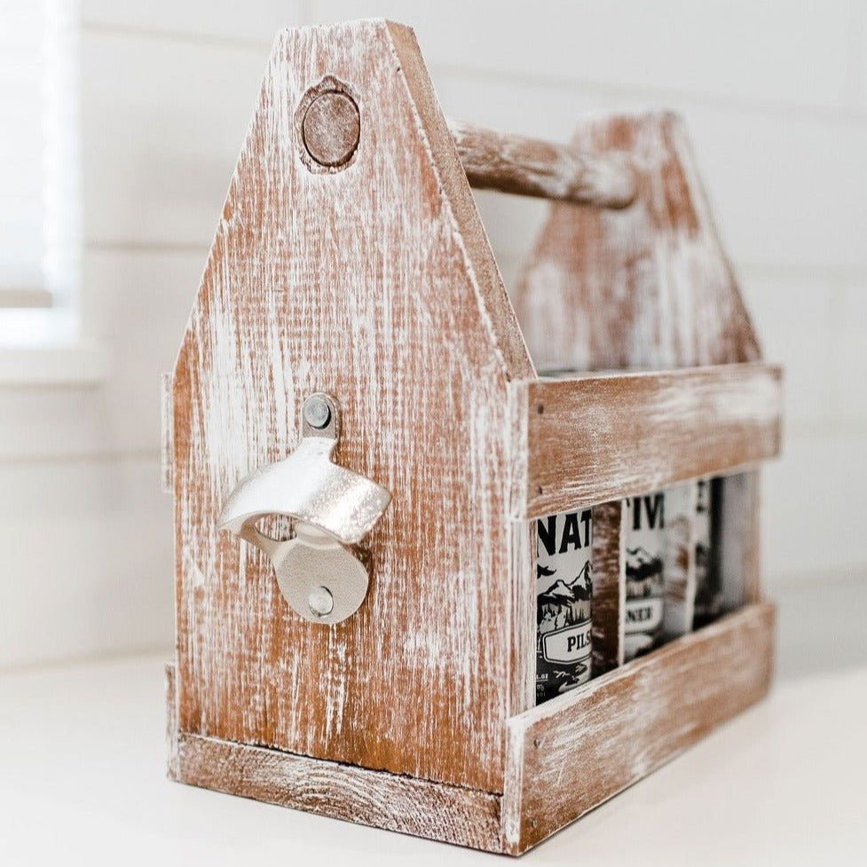 Rustic DIY Weathered Wood Caddy Kit – Customizable Home Decor - Ed's Plant Shop