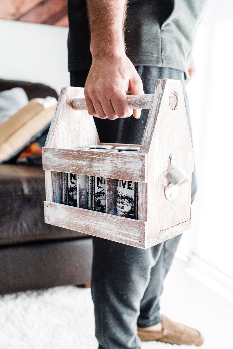 Rustic DIY Weathered Wood Caddy Kit – Customizable Home Decor - Ed's Plant Shop