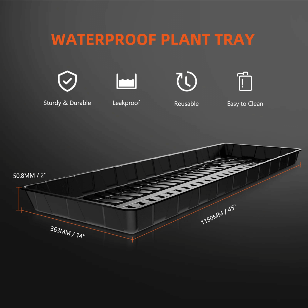 Spider Farmer 3 Tier Metal Plant Stand with Trays - Ed's Plant Shop