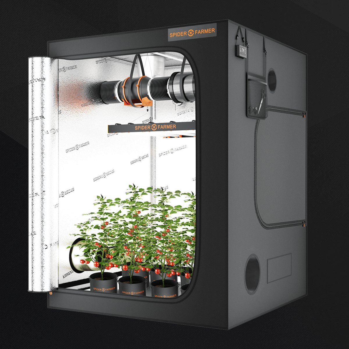 Spider Farmer 5' x 5' x 6' 8" Indoor Grow Tent | Pro - Grade & Sturdy - Ed's Plant Shop