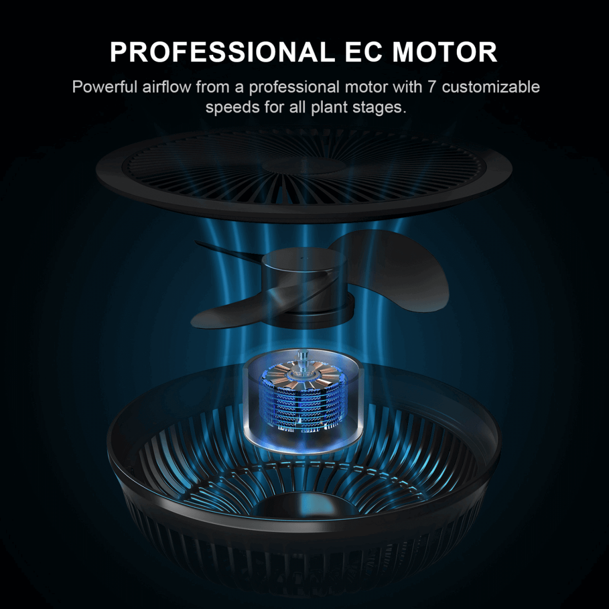 Spider Farmer 6" Clip - On Fan for Indoor Plants - Ed's Plant Shop