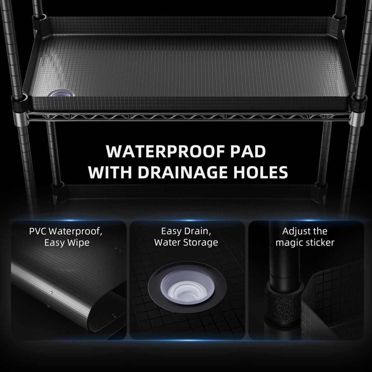 Spider Farmer 6 - Tier Plant Stand with Grow Lights & Grow Tent Kit (220W) - Ed's Plant Shop