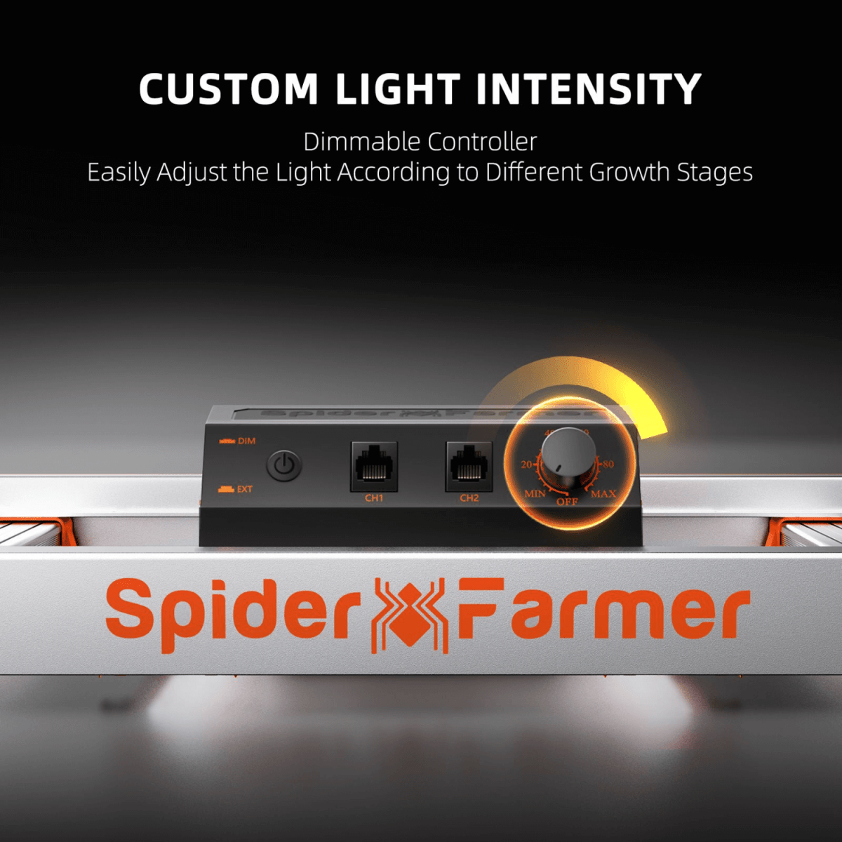 Spider Farmer G3000 300W Dimmable Full Spectrum LED Grow Light | High - Yield Solution - Ed's Plant Shop