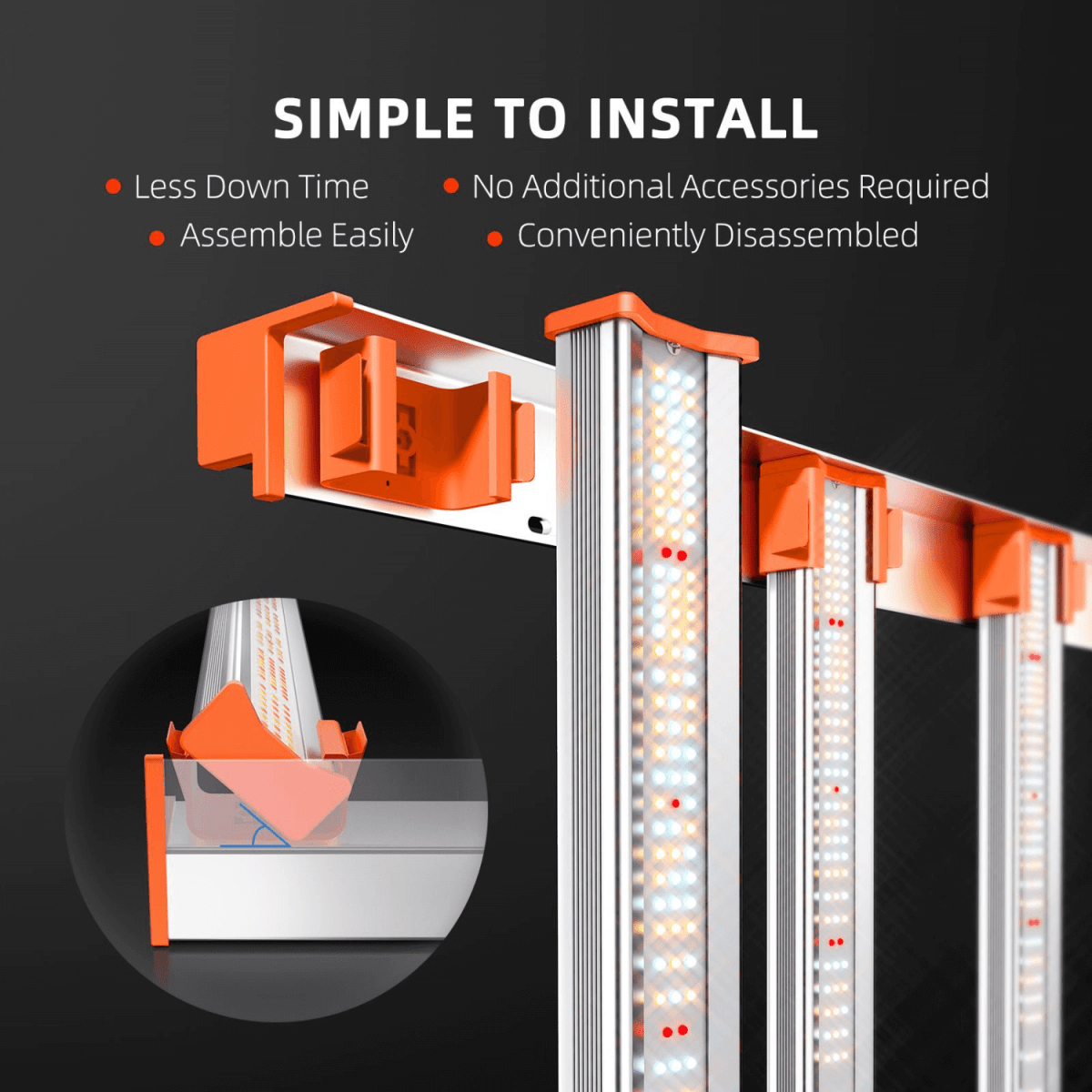 Spider Farmer G3000 300W Dimmable Full Spectrum LED Grow Light | High - Yield Solution - Ed's Plant Shop