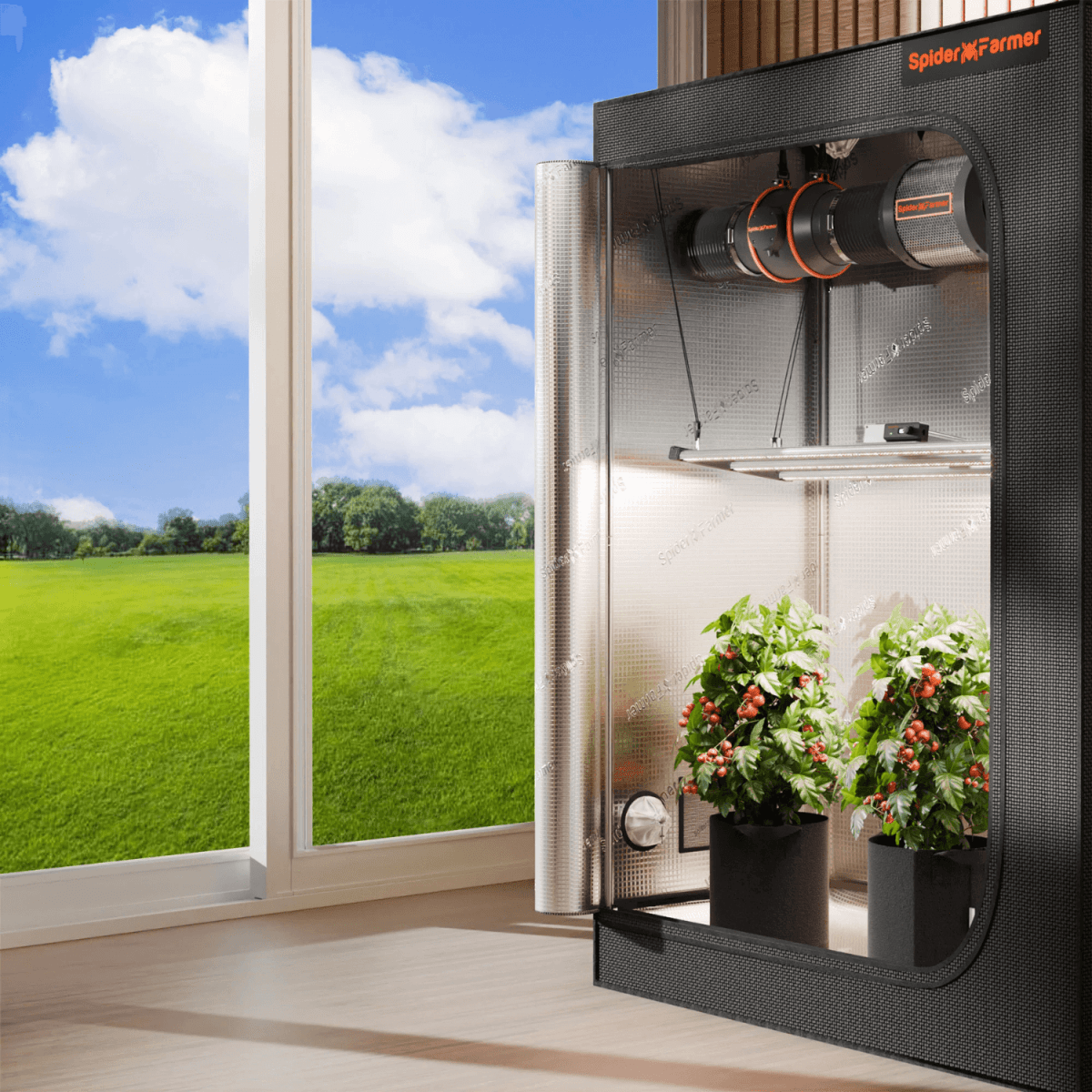 Spider Farmer G4500 450W Dimmable Full Spectrum LED Grow Light - Ed's Plant Shop