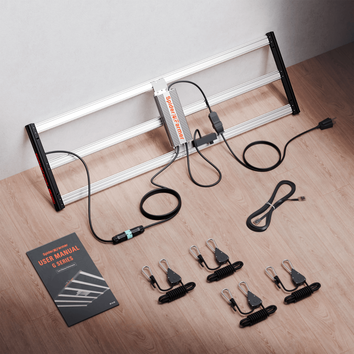 Spider Farmer G4500 450W Dimmable Full Spectrum LED Grow Light - Ed's Plant Shop