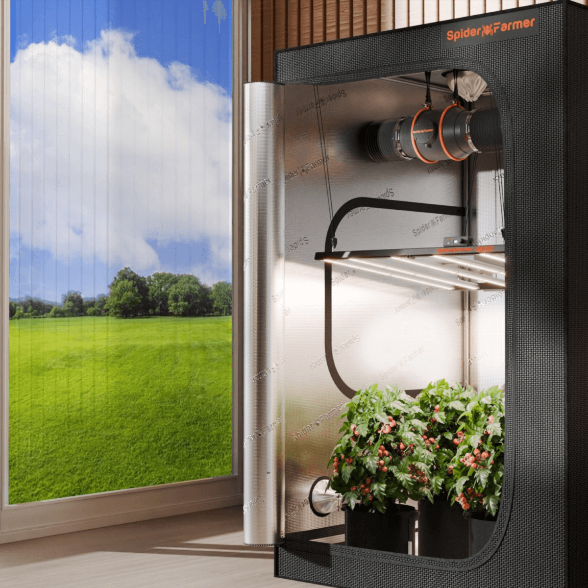 Spider Farmer G5000 480W Dimmable Full Spectrum LED Grow Light | High - Yield Efficiency - Ed's Plant Shop