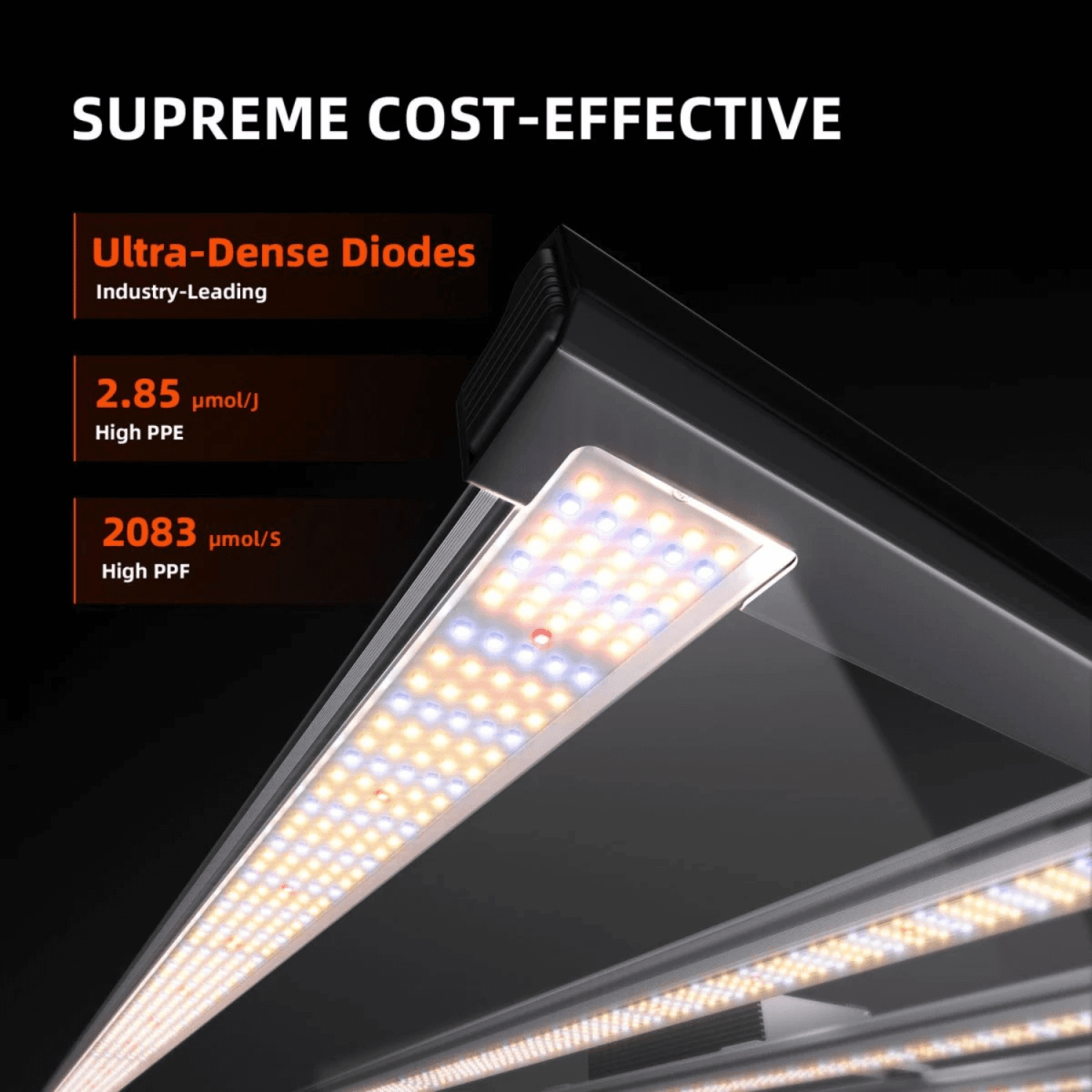 Spider Farmer G8600 860W Dimmable Full Spectrum LED Grow Light (Bridgelux) - Ed's Plant Shop