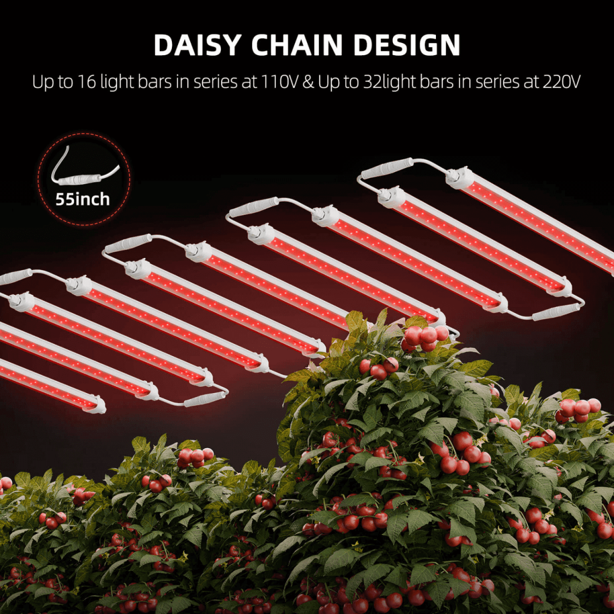 Spider Farmer GlowR40 40W 660nm Deep Red Supplemental LED Grow Light Bar - Ed's Plant Shop