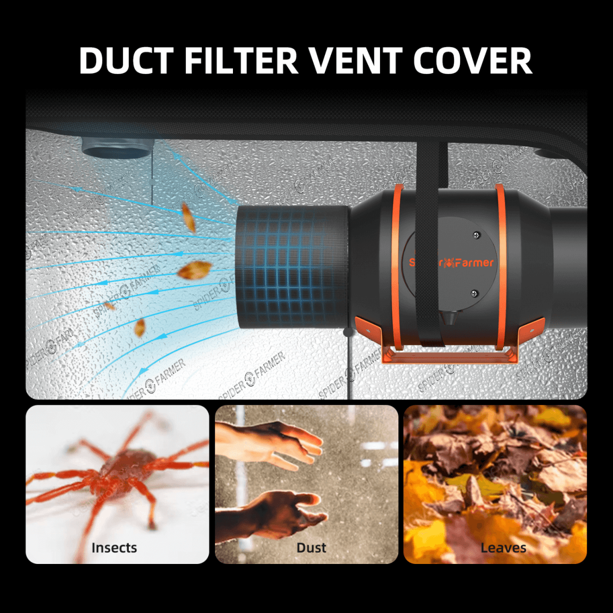 Spider Farmer SF2000 LED Grow Light + 2' x 4' Grow Tent + Inline Fan Combo with Speed Controller - Ed's Plant Shop