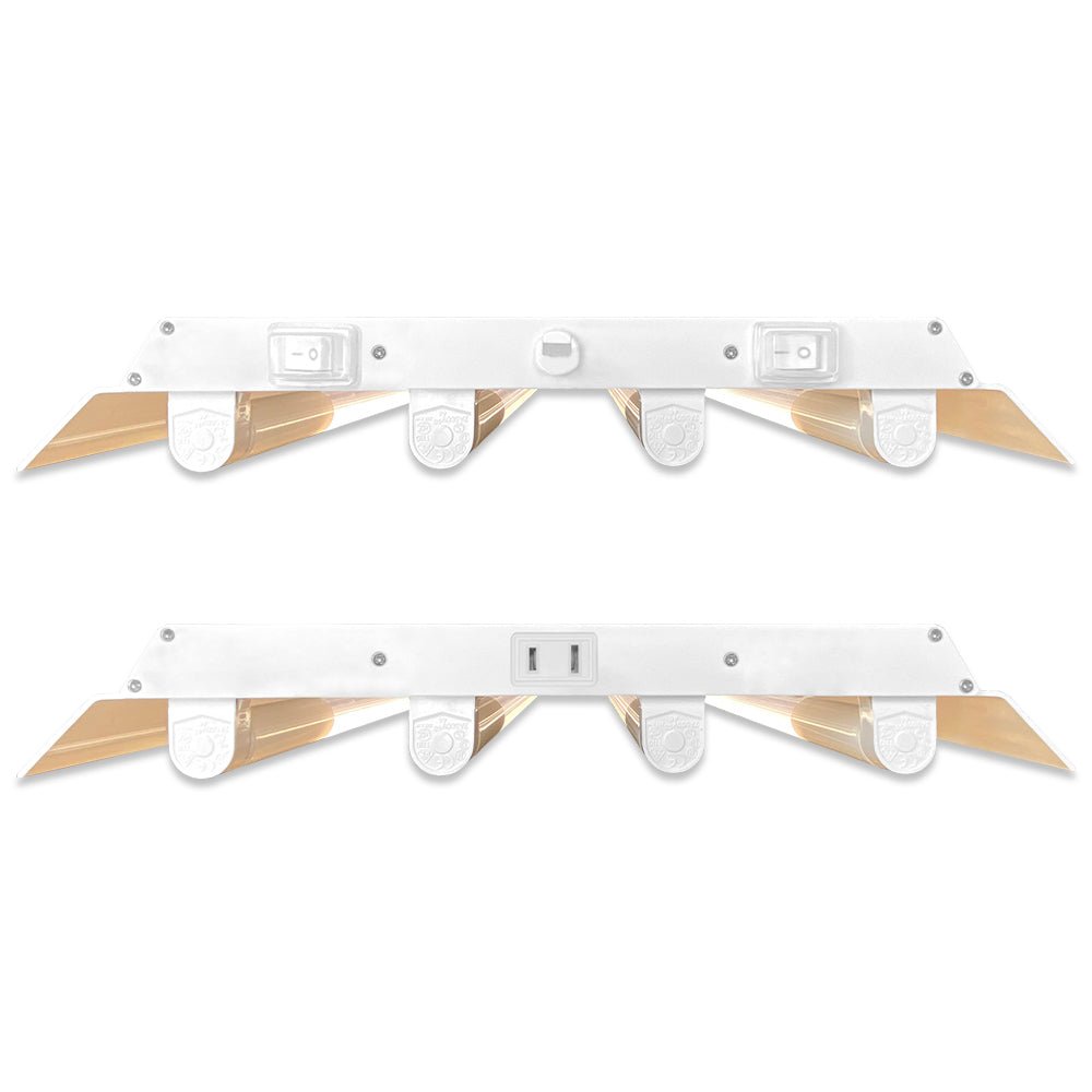 T5 HO 2.0 4FT 4 Lamp LED Mushroom Grow Light (216W Eqv.) – Blue Sun Spectrum - Ed's Plant Shop