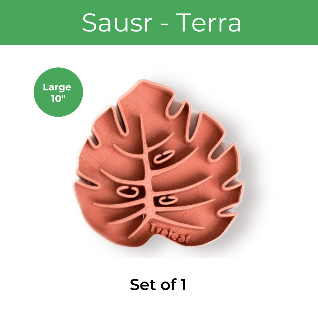 Tera Sausr - Leaf - shaped Pot Saucer - Drip tray for houseplants - Humidity tray - Ed's Plant Shop
