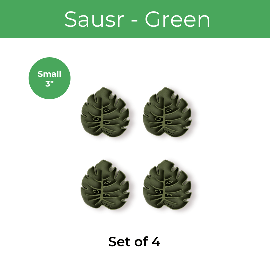 Tera Sausr - Leaf - shaped Pot Saucer - Drip tray for houseplants - Humidity tray - Ed's Plant Shop