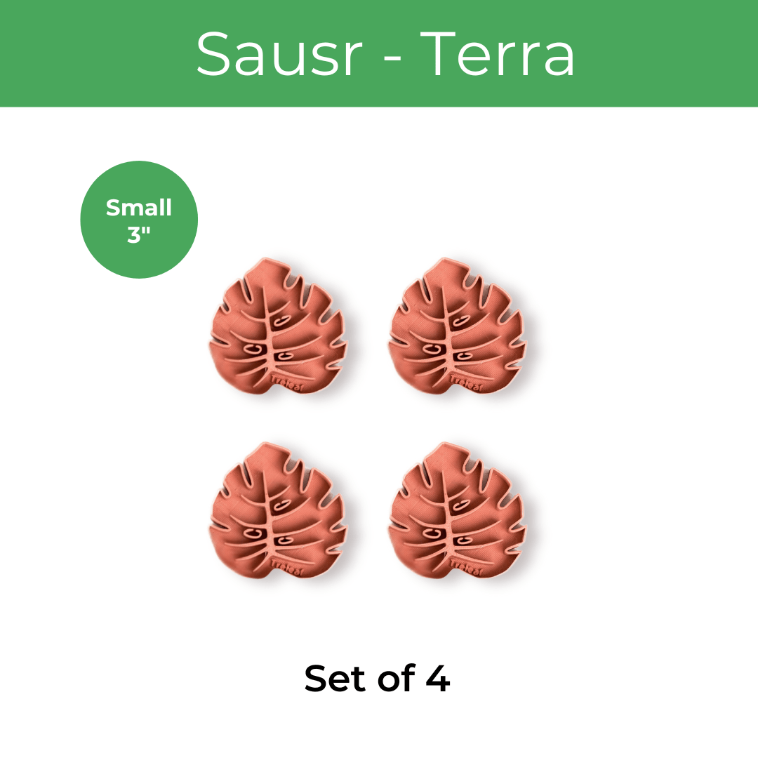 Tera Sausr - Leaf - shaped Pot Saucer - Drip tray for houseplants - Humidity tray - Ed's Plant Shop