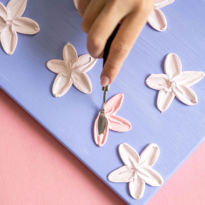 Textured Floral Art Kit - Ed's Plant Shop