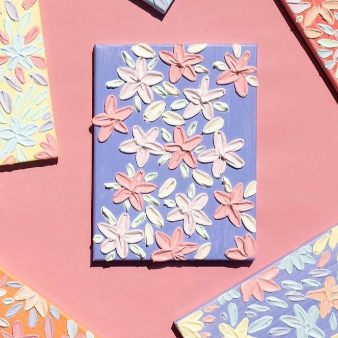 Textured Floral Art Kit - Ed's Plant Shop