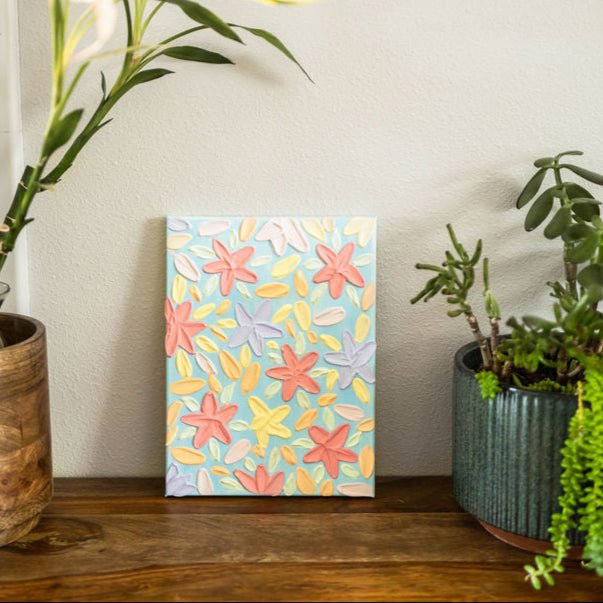 Textured Floral Art Kit - Ed's Plant Shop