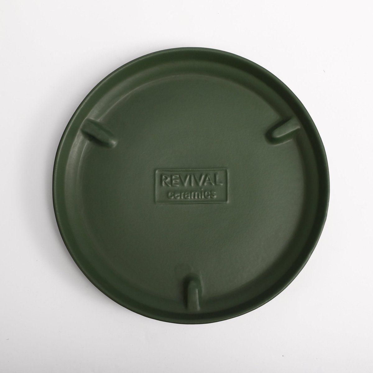 The Ceramic Cylinder Planter with Saucer, 2nd Generation - Ed's Plant Shop