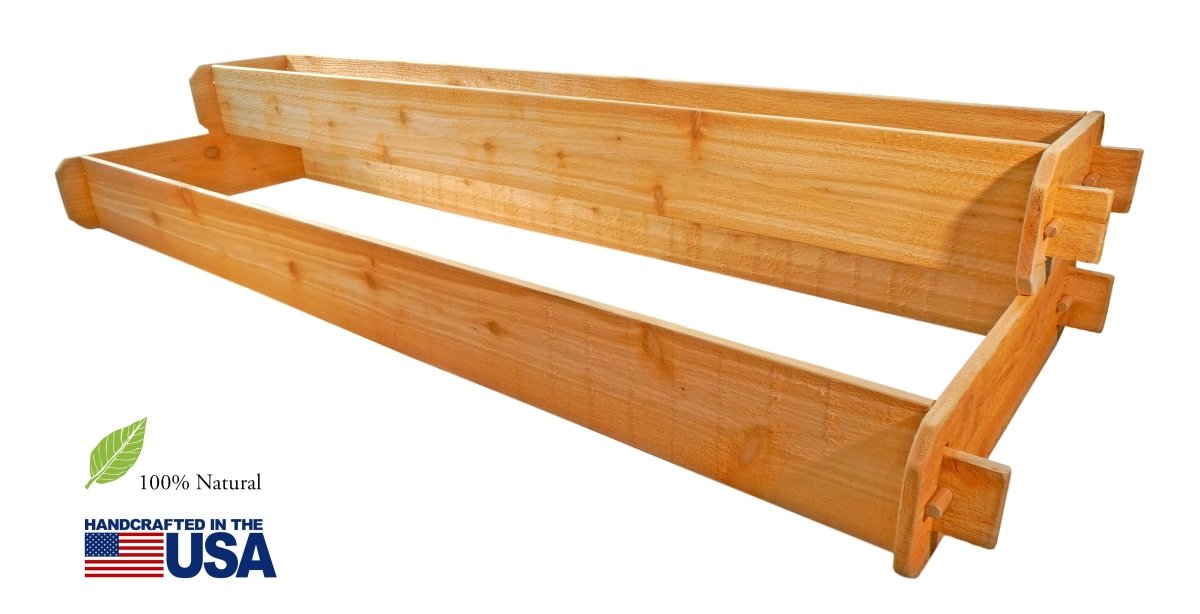 Timberlane Gardens Raised Garden Bed Kit 2 Tiered (1x6 2x6) Select Cedar - Ed's Plant Shop