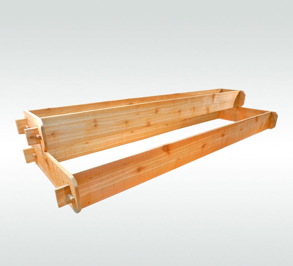 Timberlane Gardens Raised Garden Bed Kit 2 Tiered (1x6 2x6) Select Cedar - Ed's Plant Shop