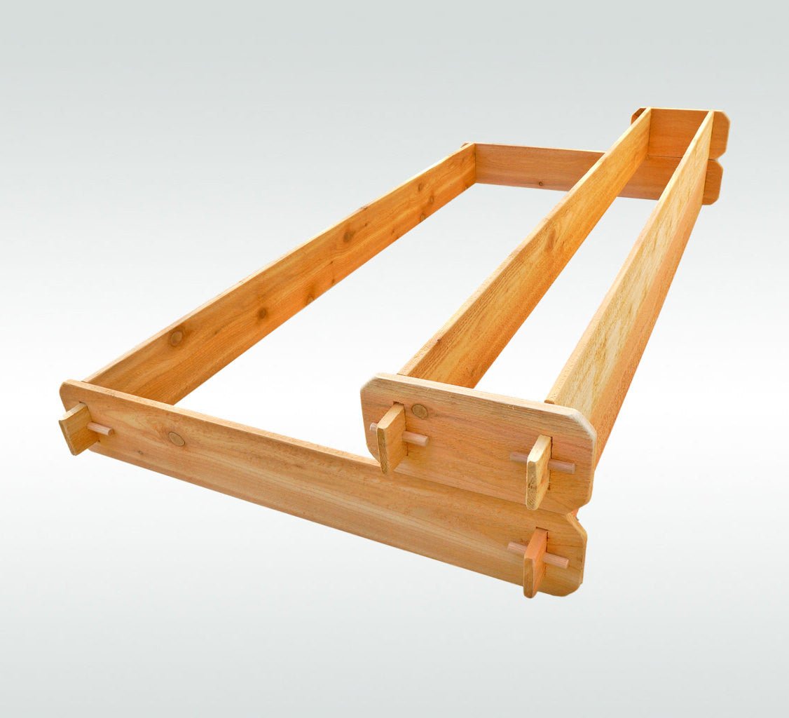 Timberlane Gardens Raised Garden Bed Kit 2 Tiered (1x6 3x6) Select Cedar - Ed's Plant Shop