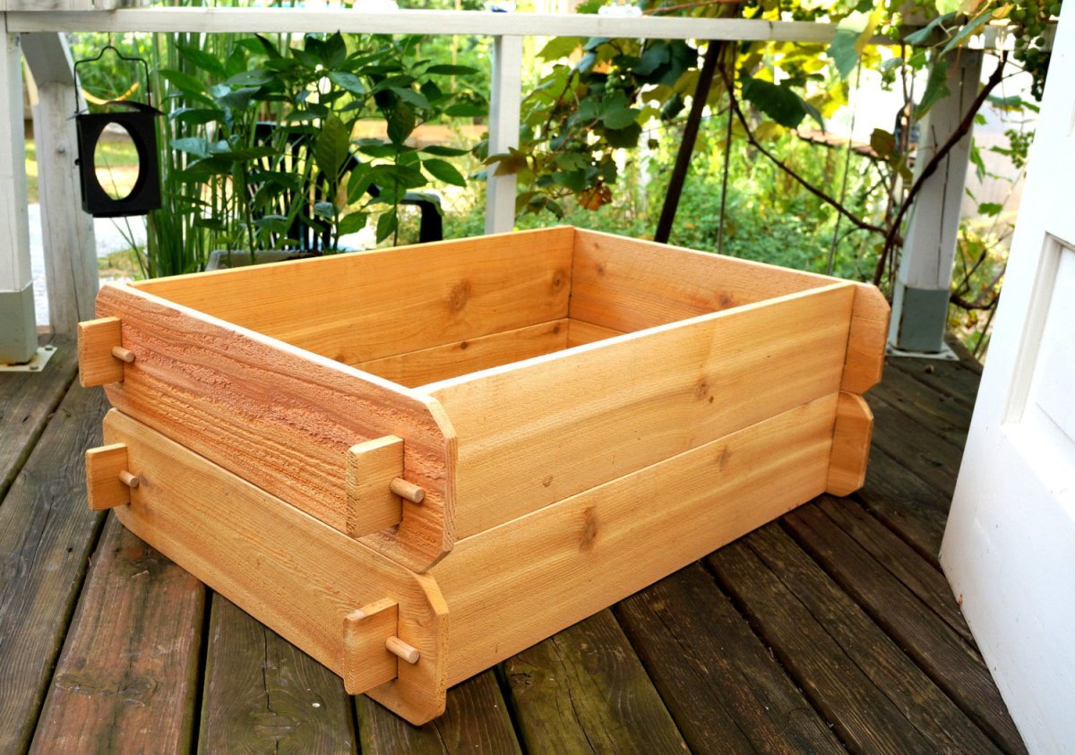 Timberlane Gardens Raised Garden Bed Kit Double Deep (Two 2x3) Select Cedar - Ed's Plant Shop