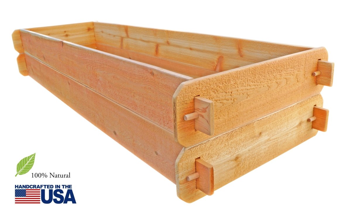 Timberlane Gardens Raised Garden Bed Kit Double Deep (Two 2x6) Select Cedar - Ed's Plant Shop