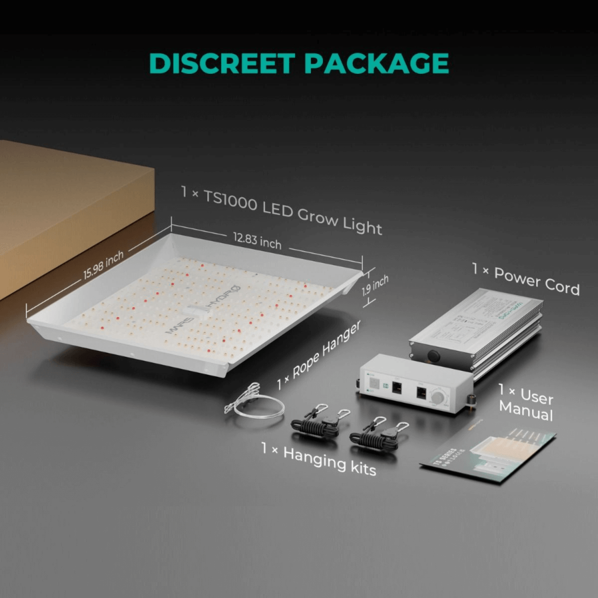 TS1000 LED Grow Light | Full Spectrum, Energy Efficient, Beginner - Friendly - Ed's Plant Shop