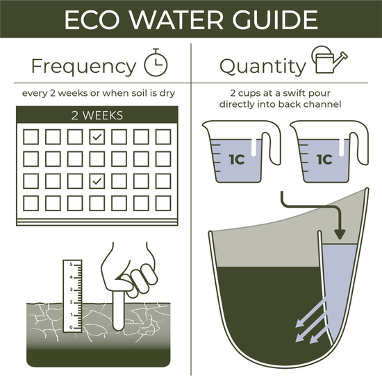 Neutral Eco vertical wall planter for modern plant decor