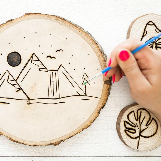 Wood Burning Kit | DIY Pyrography Craft Kit - Ed's Plant Shop