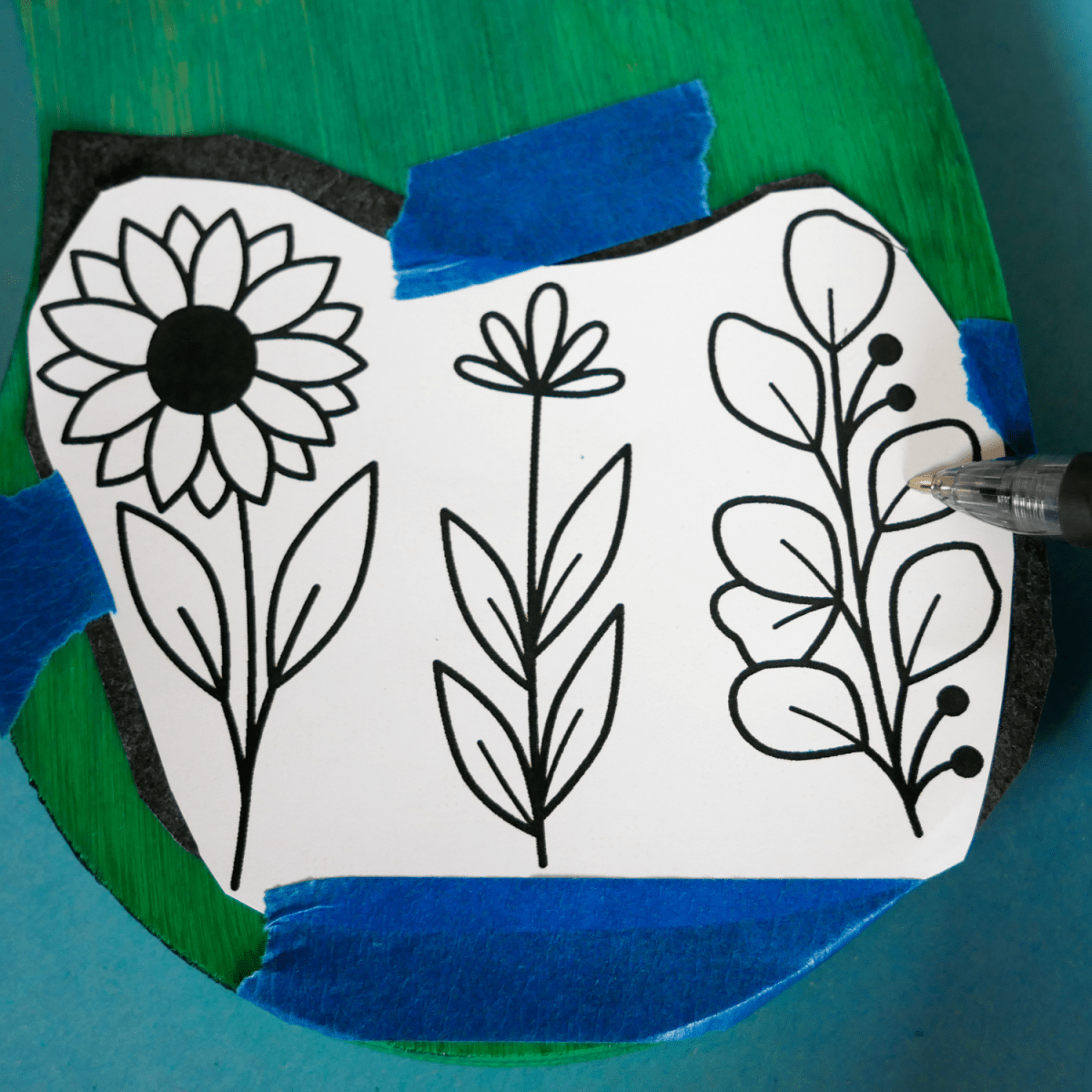 Wood Engraving Kit with Macrame Plant Stand - Ed's Plant Shop