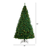 10' Artificial Christmas Tree with LED Lights – Ed's Plant Shop - Ed's Plant Shop