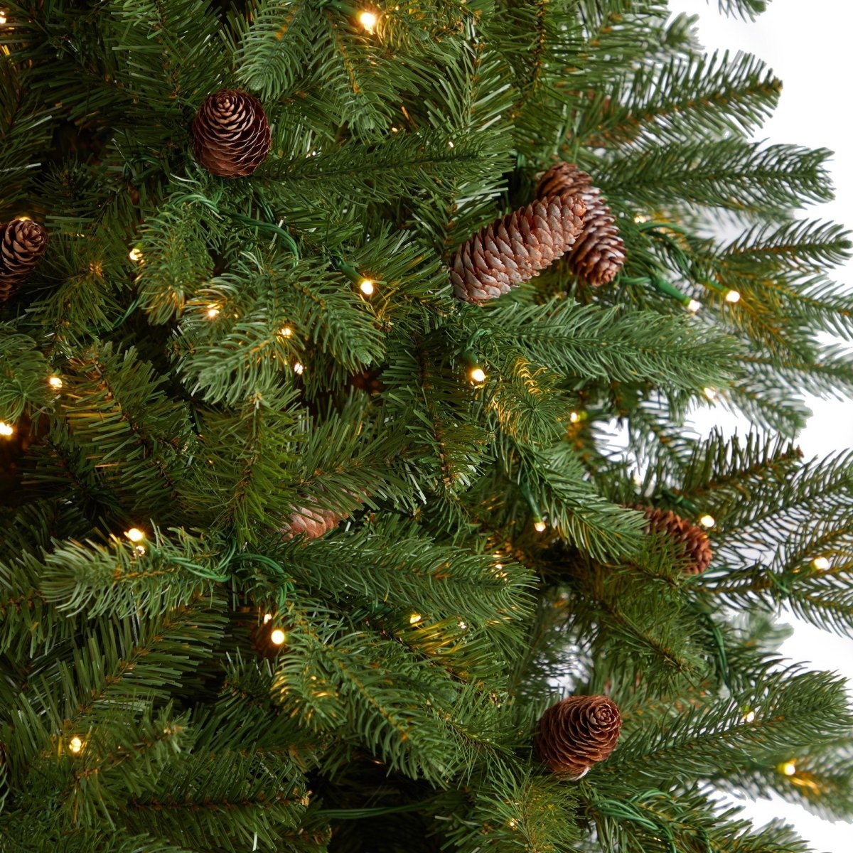 10’ Fraser Fir Artificial Christmas Tree with 780 Multicolor LED Lights and 2327 Bendable Branches - Ed's Plant Shop