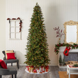 10’ Fraser Fir Artificial Christmas Tree with 780 Multicolor LED Lights and 2327 Bendable Branches - Ed's Plant Shop