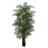areca palm force taller Nearly Natural 10ft Artificial Areca Palm Tree, UV Resistant (Indoor/Outdoor)