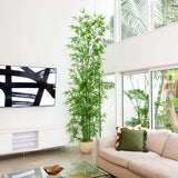 11' Artificial Bamboo Tree with Bendable Branches | Japanese - Inspired Decor - Ed's Plant Shop