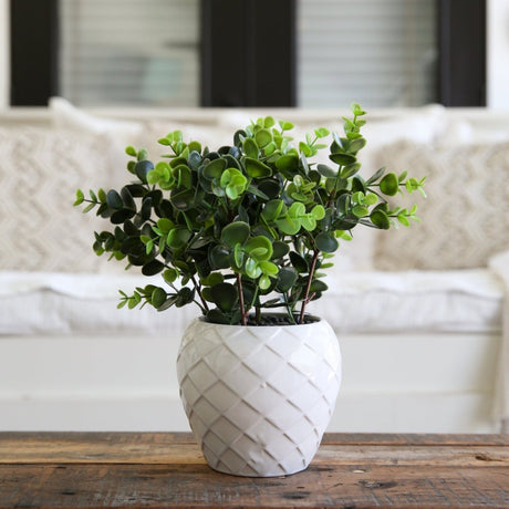 11” Artificial Boxwood Plant | Decorative Planter Accent - Ed's Plant Shop