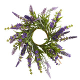 12'' Lavender Arrangement and 14” Lavender Wreath (Set of 2) - Ed's Plant Shop