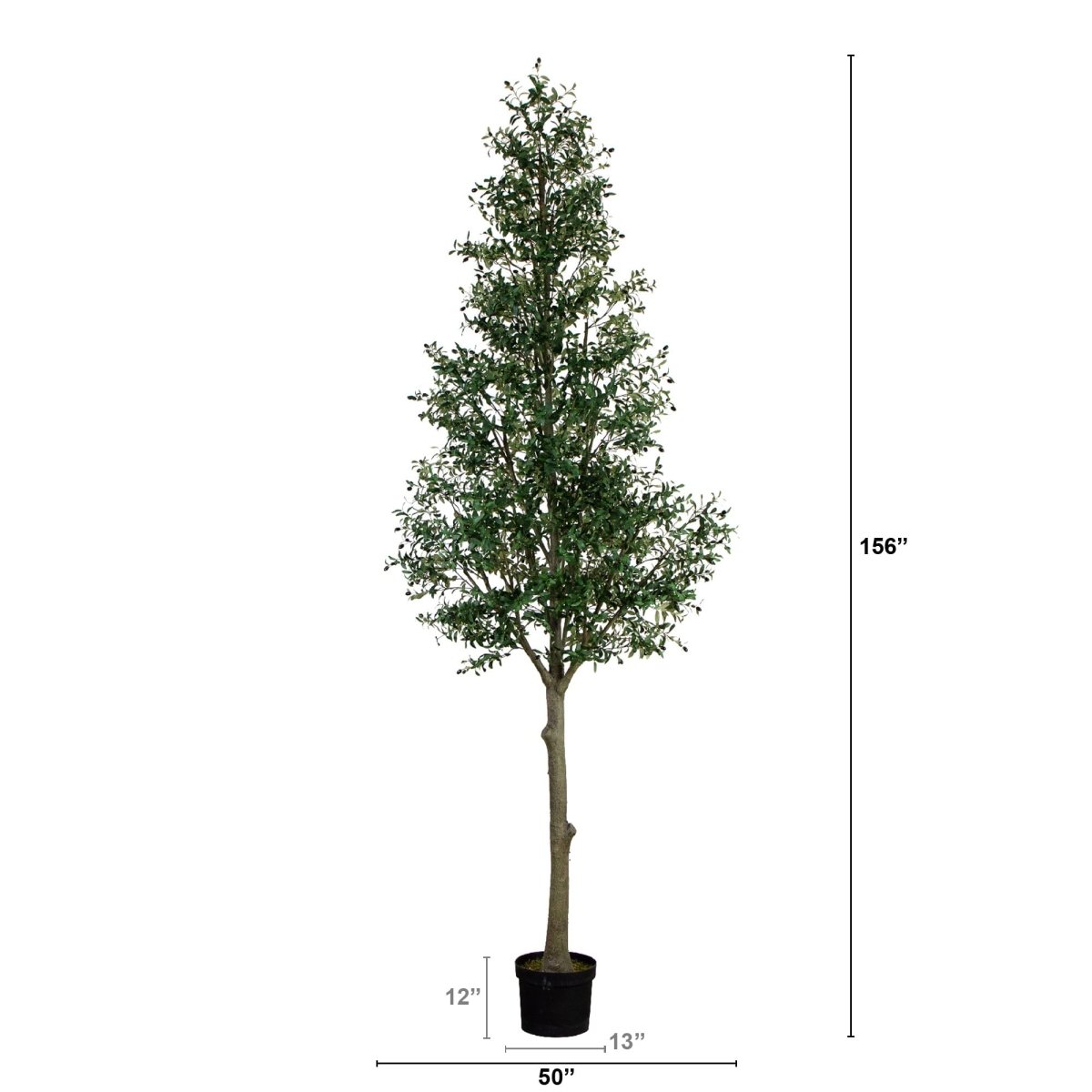 13-ft Giant Artificial Olive Tree – Luxury Faux Tree for High-End