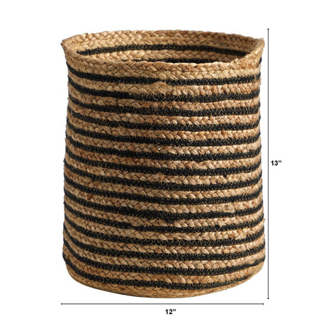 13.5” Handmade Natural Jute Planter - Ed's Plant Shop