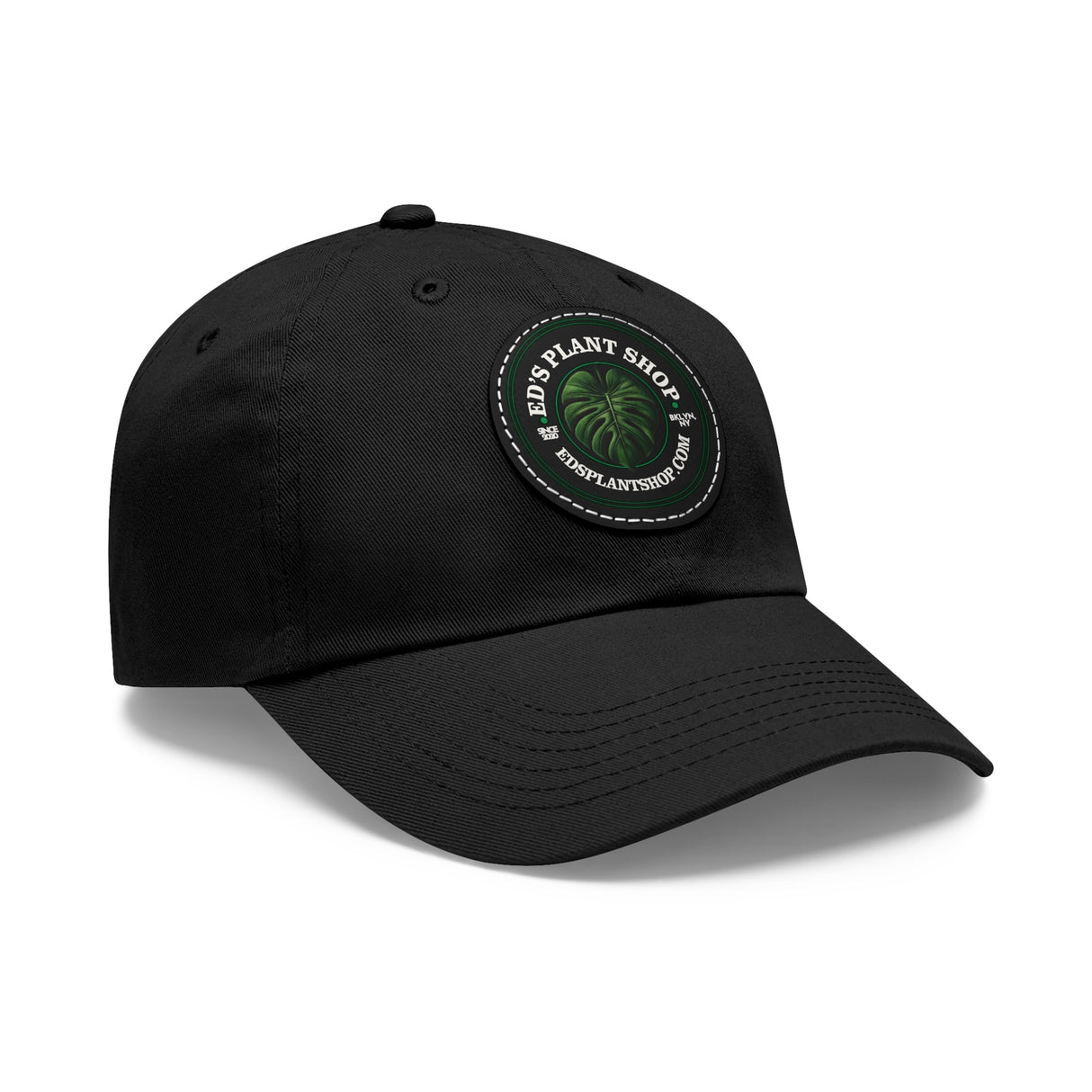 Ed's Plant Shop Dad Hat with Leather Patch (Round)