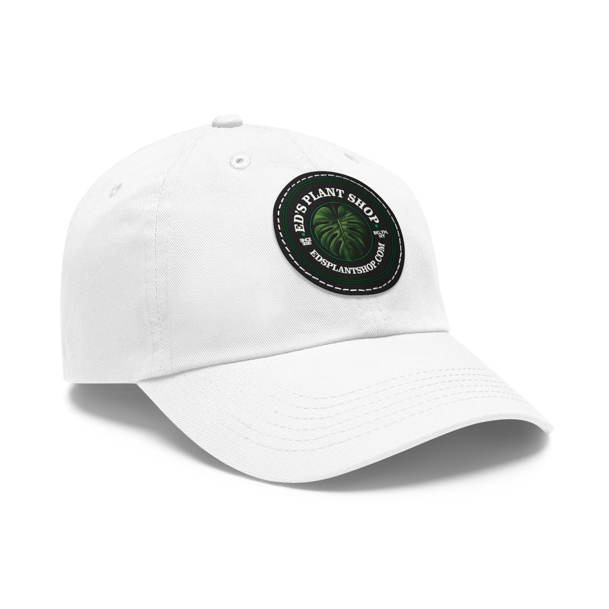 Ed's Plant Shop Dad Hat with Leather Patch (Round)