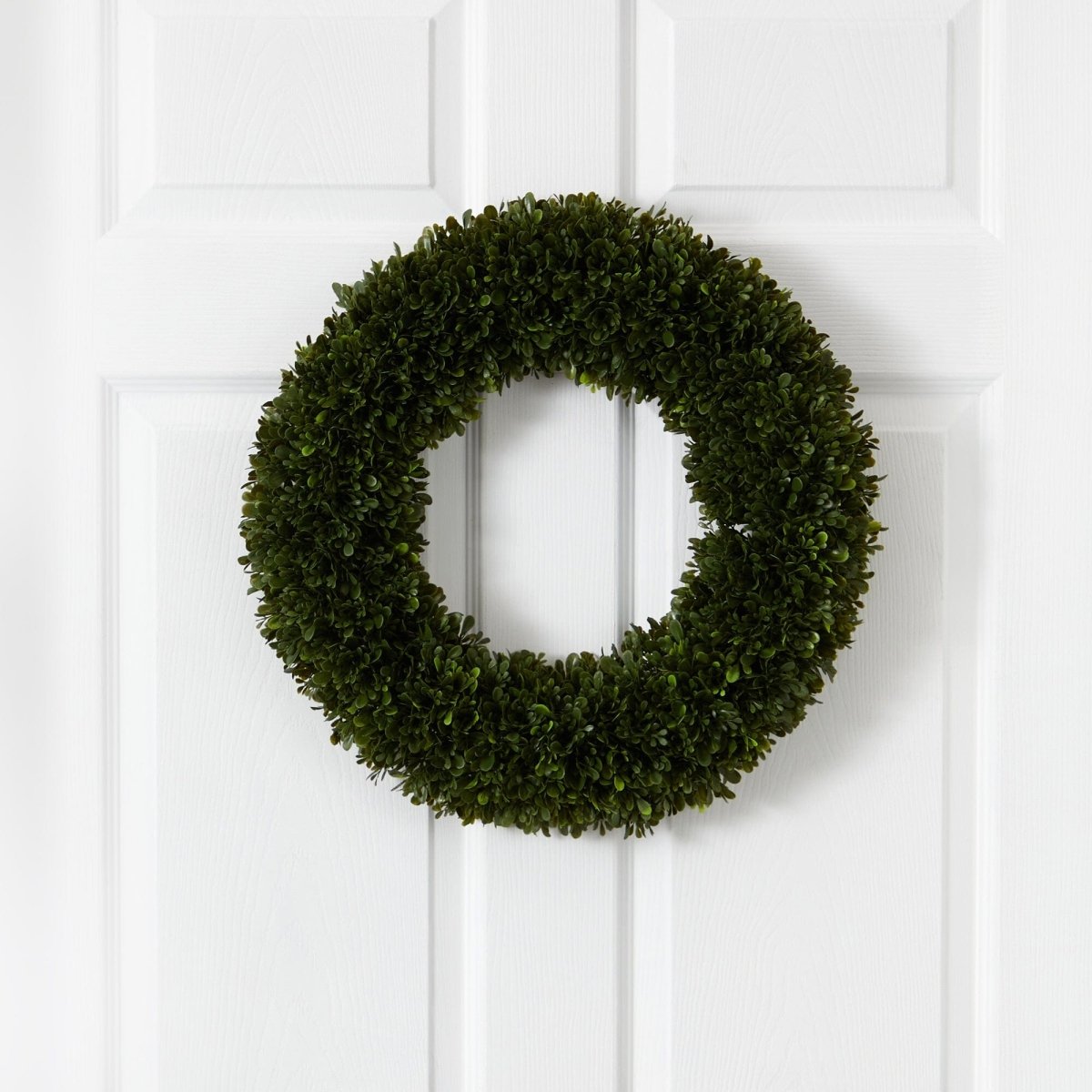 19.5” Tea Leaf Artificial Wreath | UV Resistant for Indoor & Outdoor Use - Ed's Plant Shop