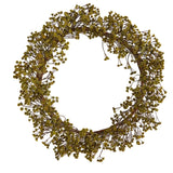 20" Autumn Gypsophila Wreath | Rustic Fall Décor - Ed's Plant Shop