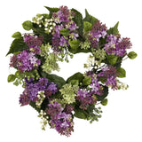 20" Hanel Lilac Wreath | Spring - Inspired Floral Décor - Ed's Plant Shop