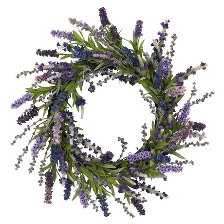 20" Lavender Wreath - Ed's Plant Shop