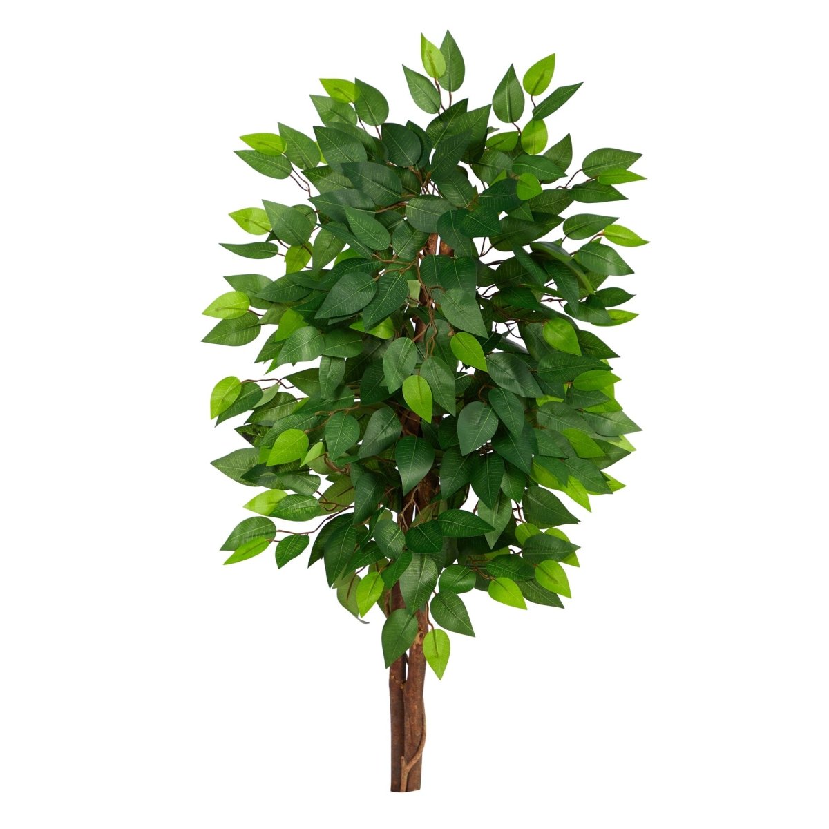 3-ft Artificial Double Trunk Ficus Tree (No Pot)