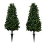 3’ UV - Resistant Artificial Boxwood Topiary with Ground Stake – Set of 2 - Ed's Plant Shop