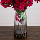 31” Artificial Pink Bougainvillea Arrangement in Vase | Elegant Floral Décor - Ed's Plant Shop