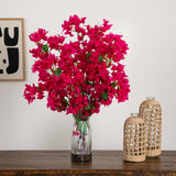 31” Artificial Pink Bougainvillea Arrangement in Vase | Elegant Floral Décor - Ed's Plant Shop